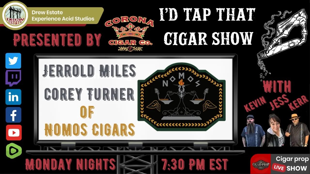 Jerrold and Corey of Nomos Cigars, I'd Tap That Cigar Show Episode 188