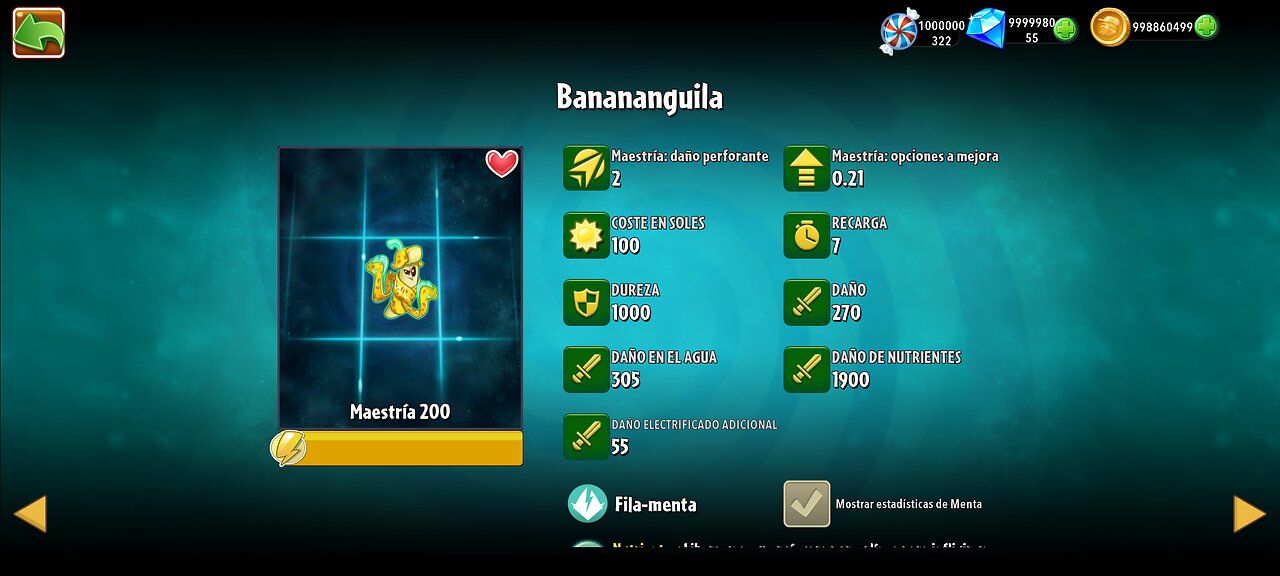 PROBAMOS A BANANANGUILA EN PLANTAS VS ZOMBIES 2