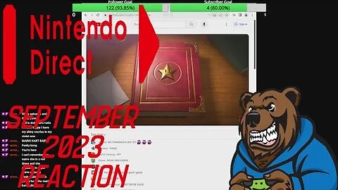 Nintendo Direct September 2023 Reaction: Gamer Bear Reactions #1