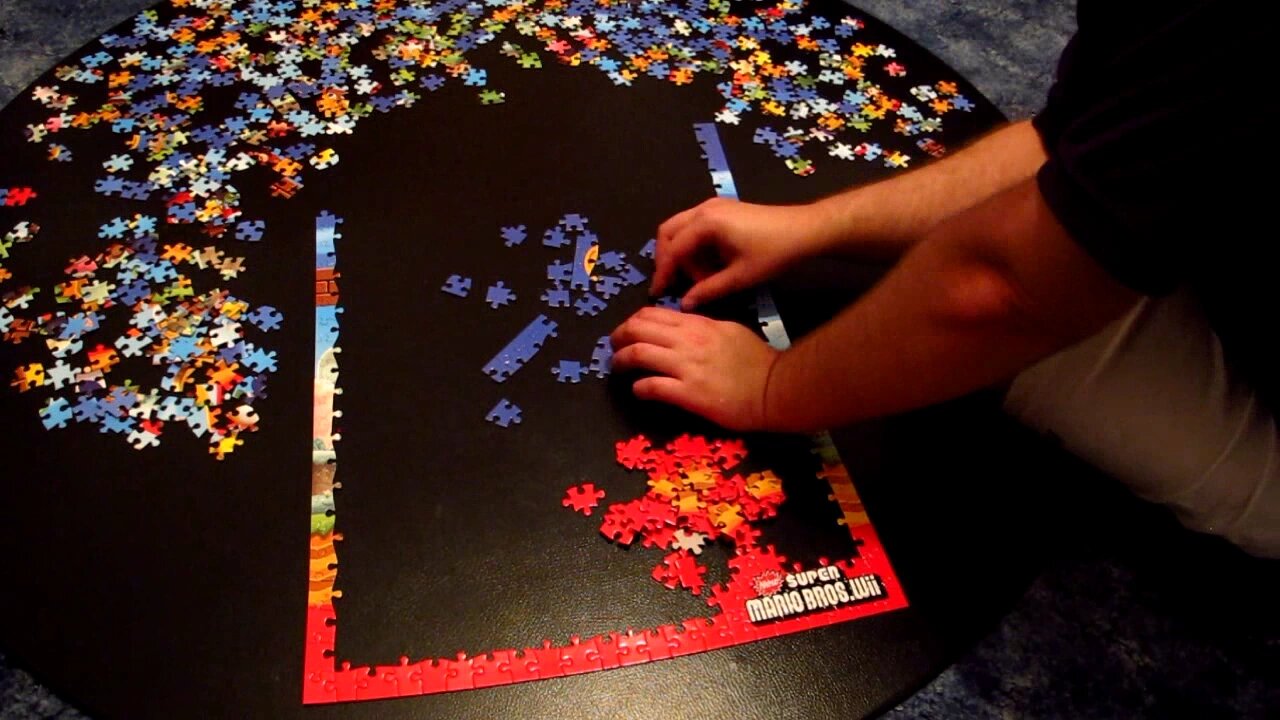 New Super Mario Bros. Wii Collector's Jigsaw Puzzle Timelapse and Tips