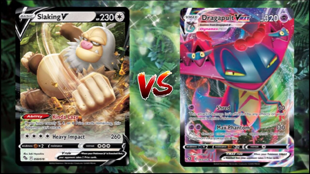 Pokemon TCG Online Slaking V Coalossal VS Dragapult VMAX Inteleon!!