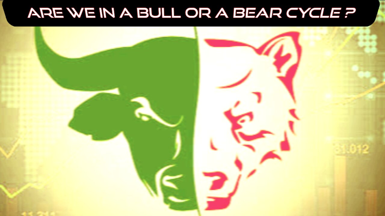 Are we in a Bull cycle or a bear cycle ? Do I buy or sell ? I share my thoughts.