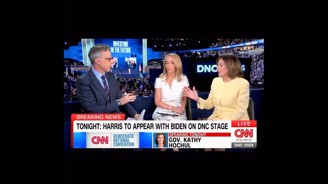 Nancy Pelosi Begrudgingly Cheers for Joe Biden at Democrat National Convention
