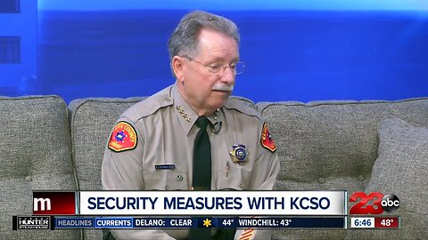 Kern County Sheriff Donny Youngblood talks security on 23ABC Morning show