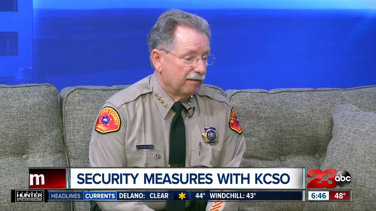 Kern County Sheriff Donny Youngblood talks security on 23ABC Morning show