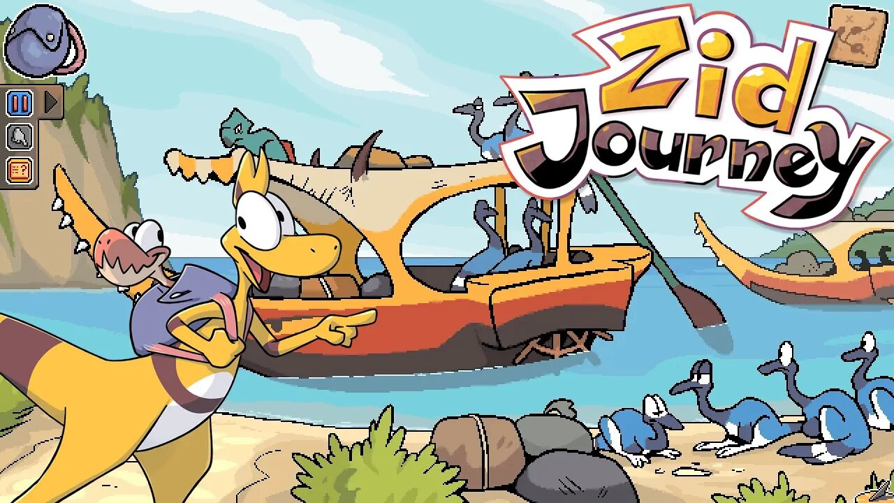 Zid Journey - Adopting A Carnivore Dinosaur Baby (Point-&-Click Adventure)