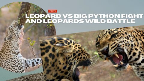 Leopard vs Big Python Snake Real Fight Leopard Wild Big Battle Most Amazing Wild Animal Attacks