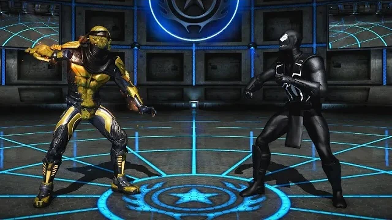 Mortal Kombat XL - Cyborg Scorpion Vs Venon Reptile