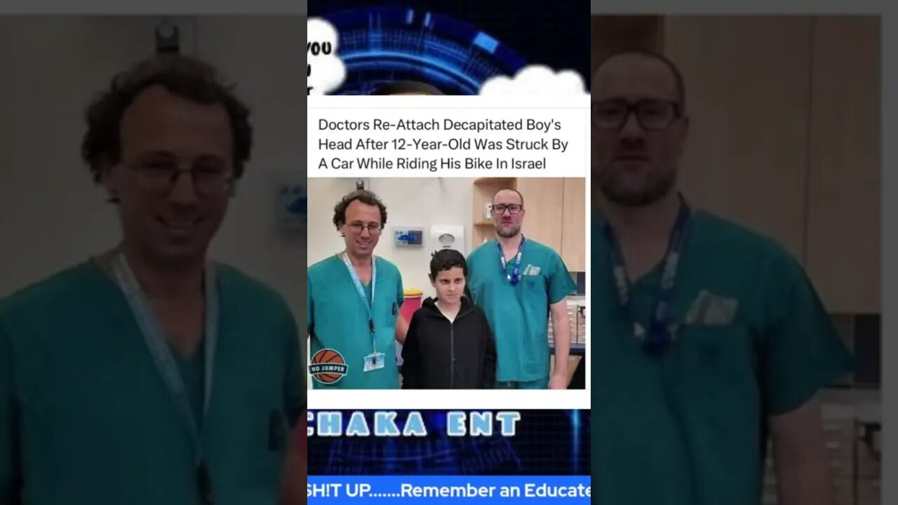 Doctors re attached a boys head