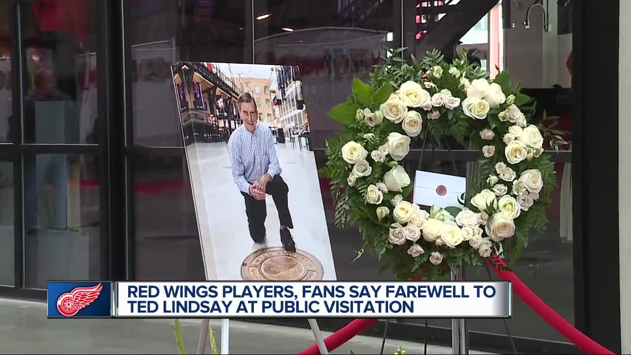 Everything you need to know about Ted Lindsay's public visitation at Little Caesars Arena