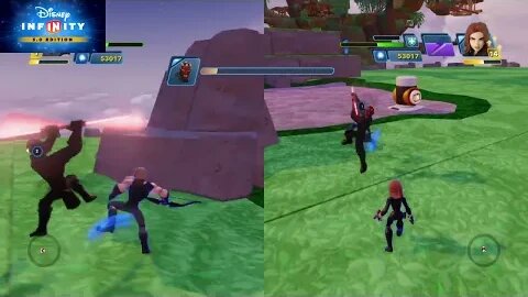 Disney Infinity 3.0 Hawkeye & Black Widow vs Darth Maul