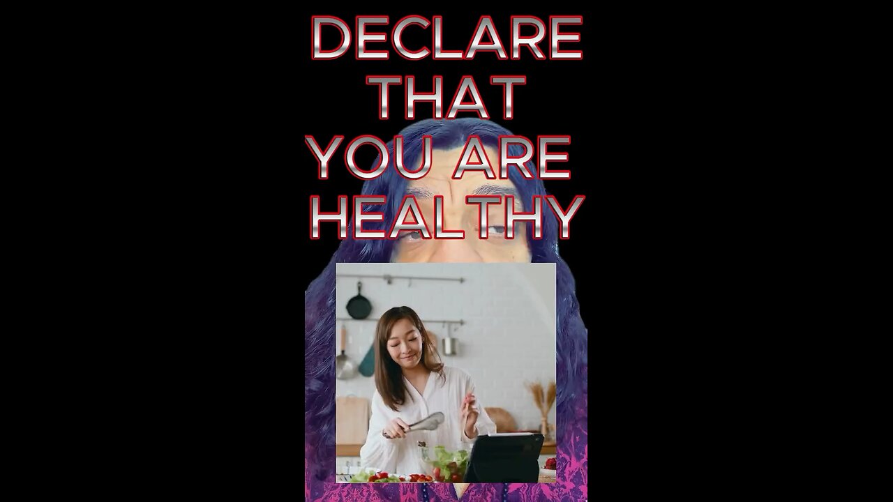 you ARE healthy
