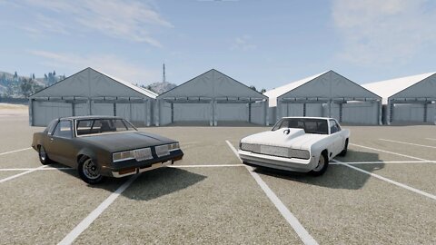 BEAMNG DRAG RACING GRUDGE RACE MONEY CUTTY vs NAMELESS