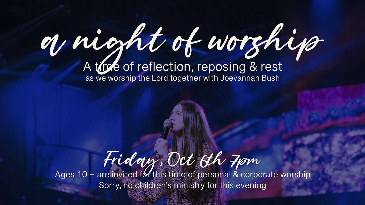 A Night of Worship at The Ark Montebello with Joevannah Bush