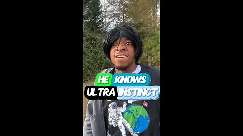 He knows ultra instinct #comedy #eloypezedits #gokublack #dbz