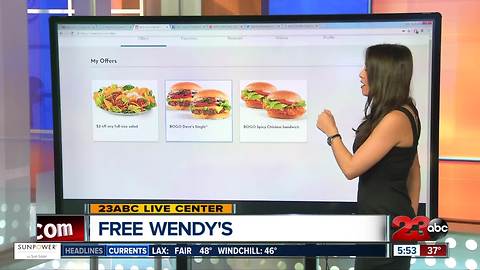 BOGO Wendy's Deal with the App