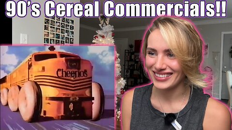 Russian Girl Reacts To 90's Cereal Commercials!!