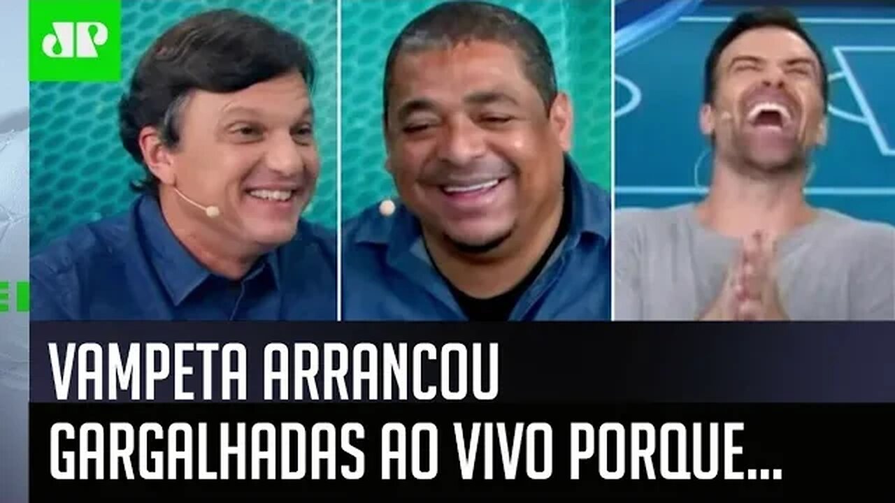 HILÁRIO! OLHA por que Vampeta ARRANCOU GARGALHADAS e FICOU CONSTRANGIDO AO VIVO!