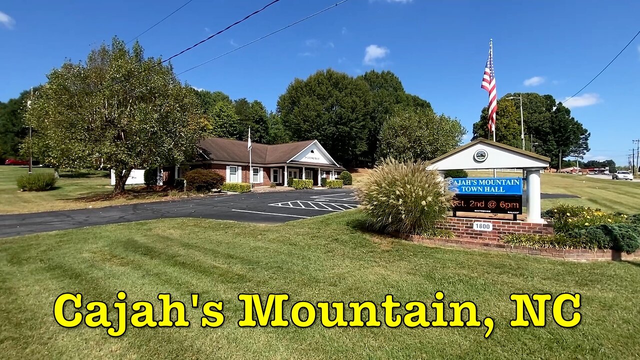 I'm visiting every town in NC - Cajah’s Mountain, North Carolina