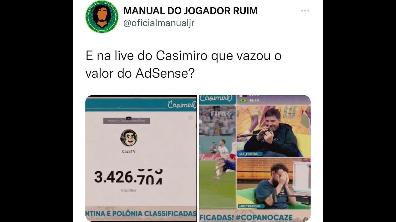 [🚨GRAVE ] VAZOU QUANTO GANHA O CazéTV