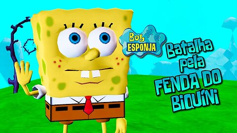 BOB ESPONJA BATALHA PELA FENDA DO BIQUÍNI #4 - BOB ESPONJA VS. REI ÁGUA-VIVA (PT-BR)