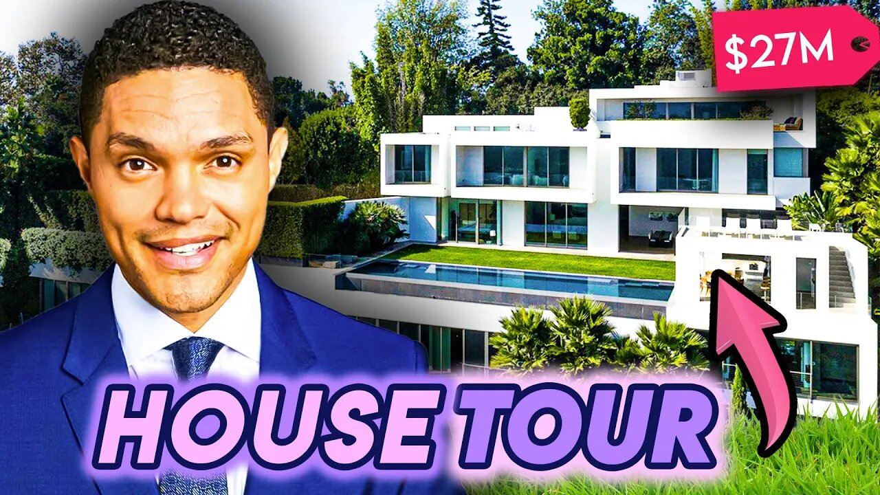 Trevor Noah | House Tour | His Luxurious $27.5 Million Bel Air Mansion