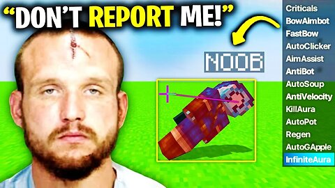 CRAZY Guy Downloaded Hacks.. (Minecraft)