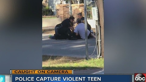 Police capture violent teen in New Port Richey