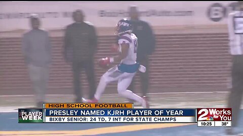 Bixby's Brennan Presley named FNL Player of the Year