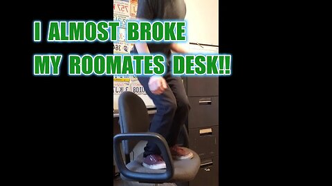 TESTING HOW BOUNCY MY CHAIR IS #trending #youtube #funny