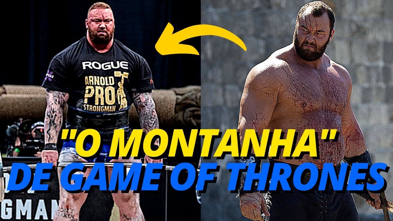 Quem foi atleta de STRONGMAN HAFTHOR BJORNSSON, o "MONTANHA" de GoT