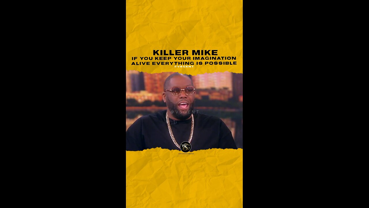 @killermike If you keep your imagination alive everything is possible.