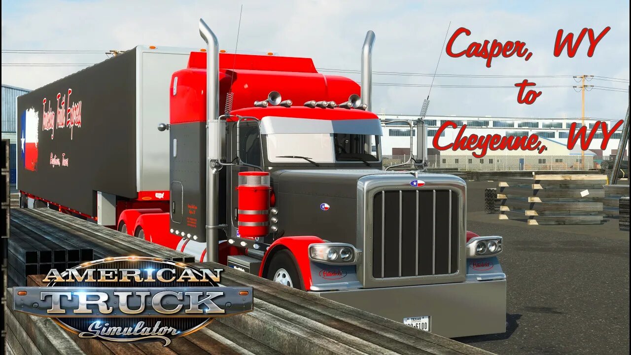 ATS 1.47 - Pizzster Modding 389 and Wade Step Deck - Serial Black's DD60