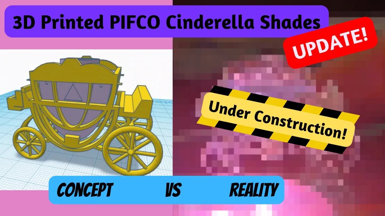 PIFCO Cinderella Shades - First 3D Print Update of 2023