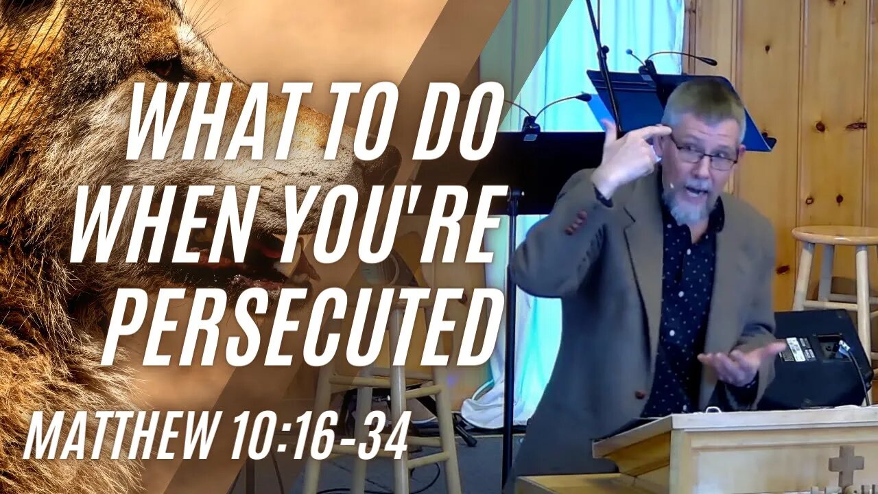 What To Do When You're Persecuted — Matthew 10:16–34 (Modern Worship)