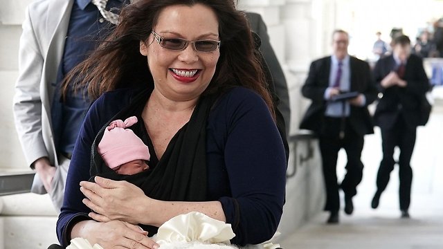 Sen. Tammy Duckworth Brings Her Infant To Floor Vote, A Historic Move