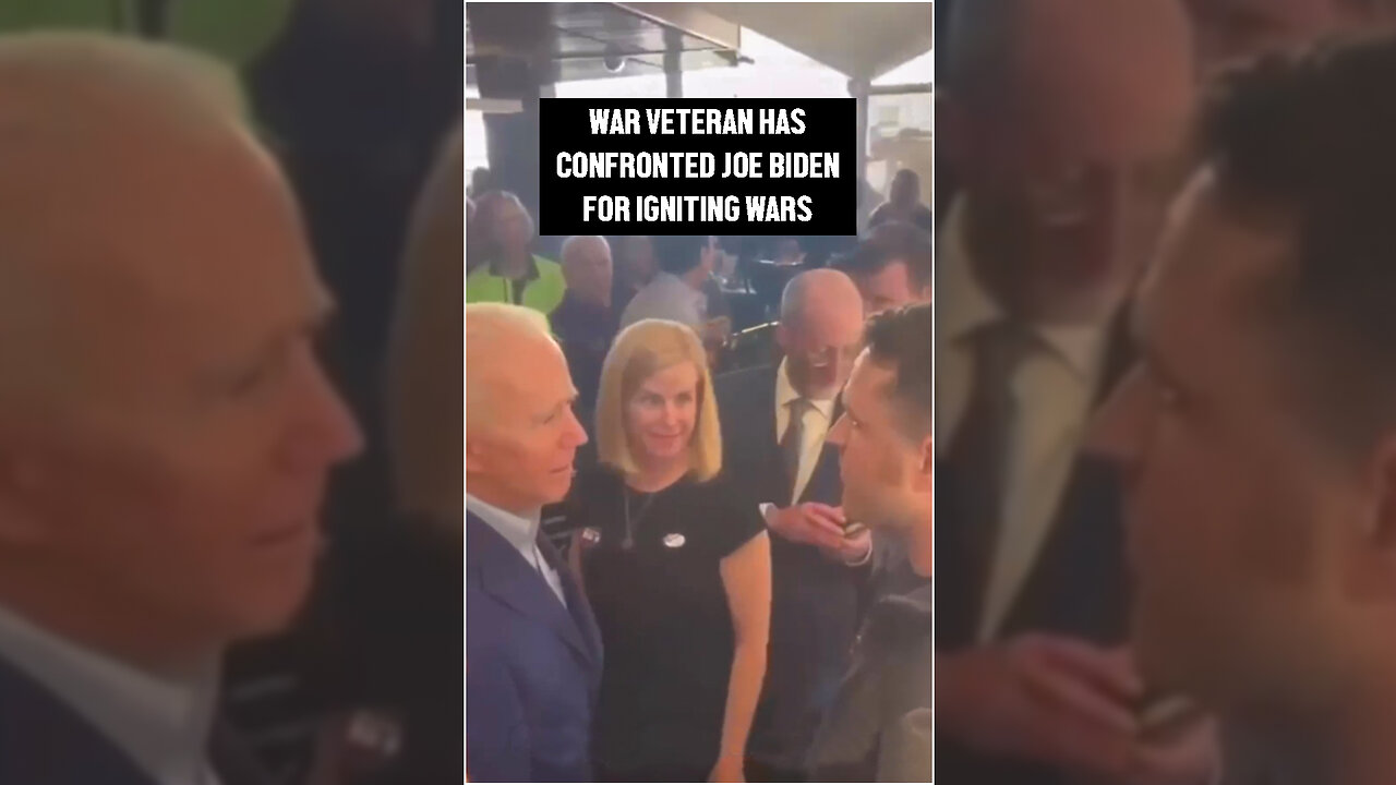 War Veteran Confronted Joe Biden For Igniting Wars