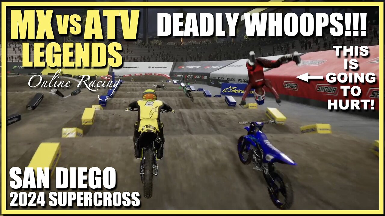Deadly Whoops in San Diego MX vs ATV Legends Online Racing