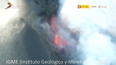 NEW- LA PALMA VOLCANO EXPLOSIONS