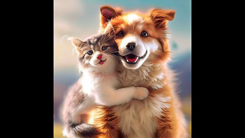 Indoor playtime with cats and dogs: where every tumble turns into a laugh