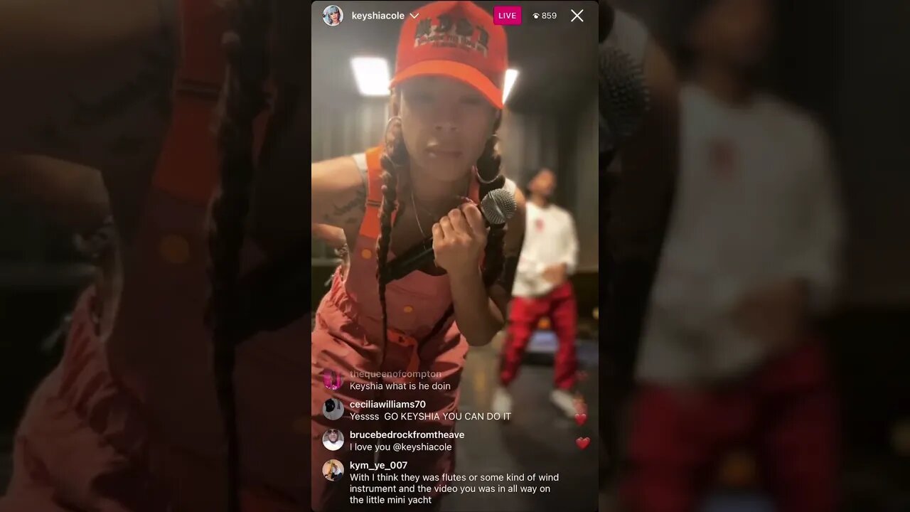 KEYSHIA COLE IG LIVE: Keyshia At Dance Rehearsal Shows Off Her Dance Move On Live (09/03/23) PT.2