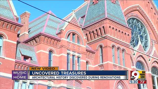 Architectural history rediscovered in Music Hall renovations