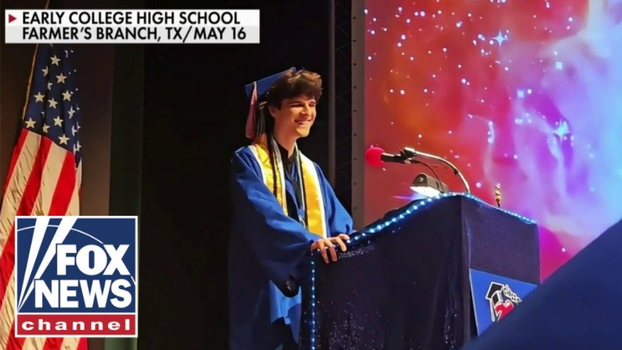 WATCH: HS valedictorian delivers tearjerking speech hours after father's funeral