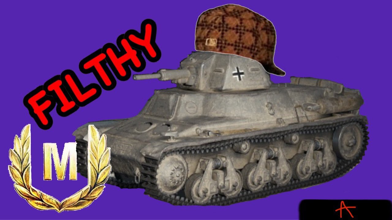 World of Tanks Valor Pz.Kpfw 38H "Mini Maus" Ace Tanker Mastery 10 Kills SEAL CLUBBING