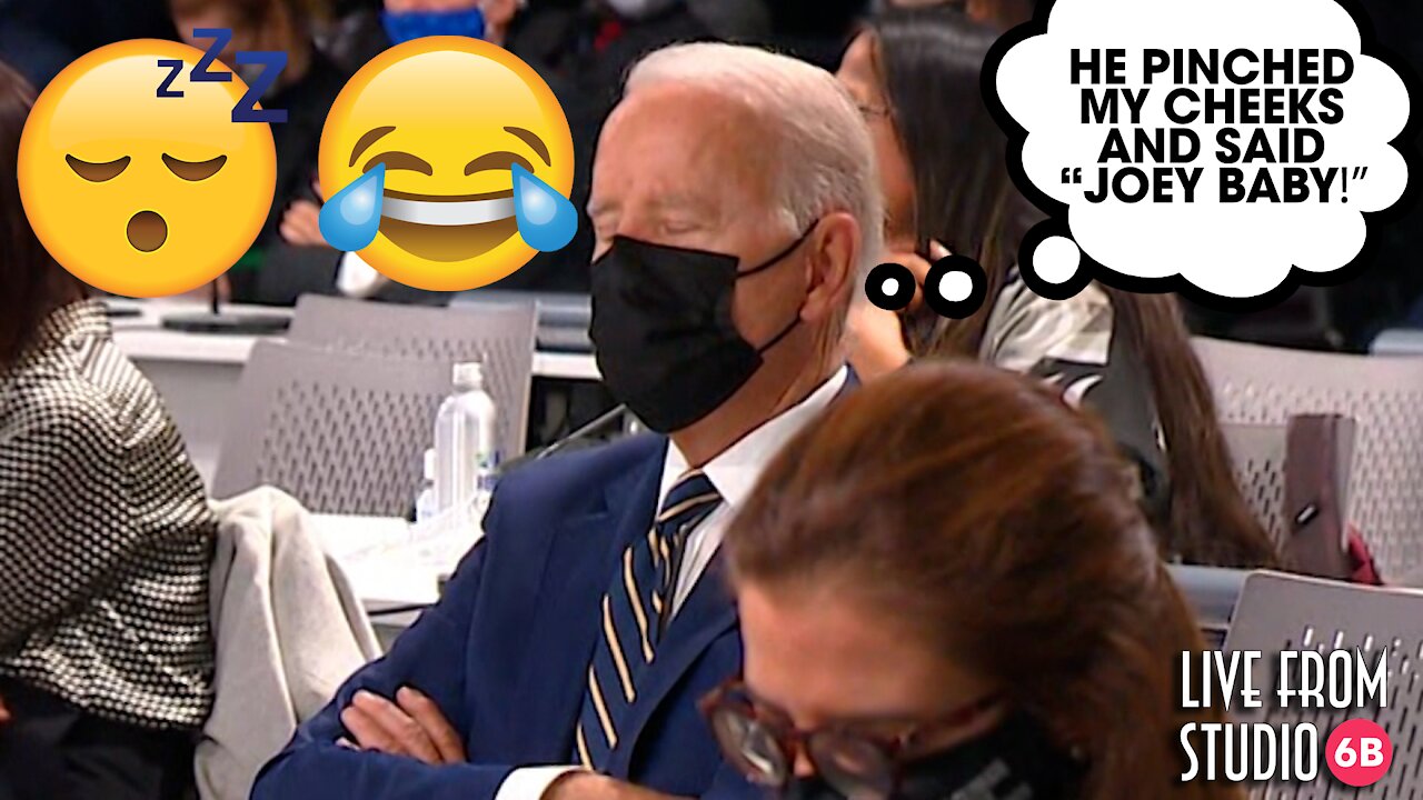 LOL! Biden FALLS ASLEEP at Climate Summit!!