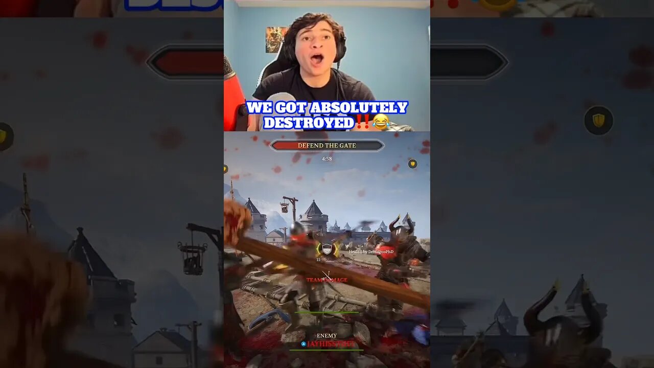 Bro Found An Insane Weapon‼️😂 | #shorts #chivalry2 #gaming #funny
