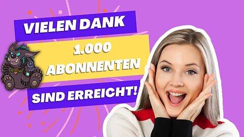 1.000 Abonnenten Spezial & dafür gibt es ein Gewinnaktion (Ein Spiel eigener Wahl für den Gewinner)