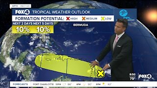 Invest 95L chances to develop still low