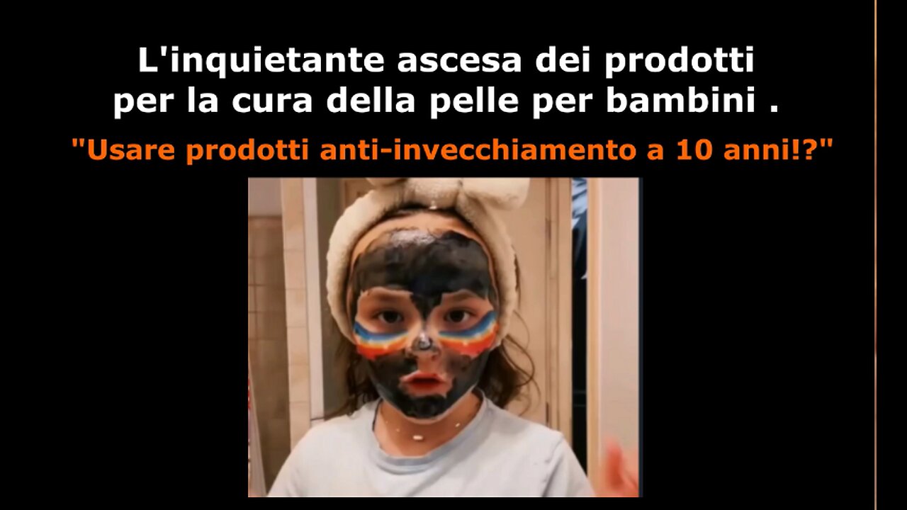 "Usare prodotti anti-invecchiamento a 10 anni!?"