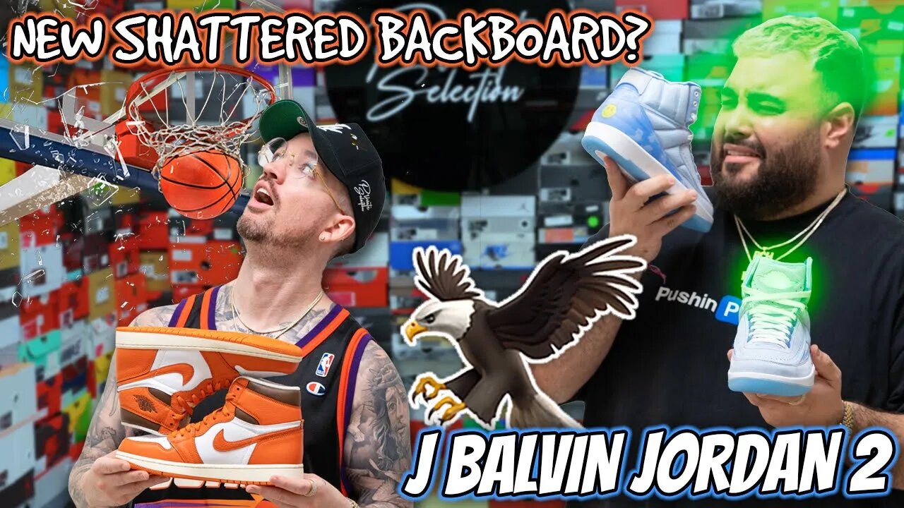 FIRST LOOK AT THE J BALVIN JORDAN 2 *AND ANOTHER “SHATTERED” JORDAN 1?*